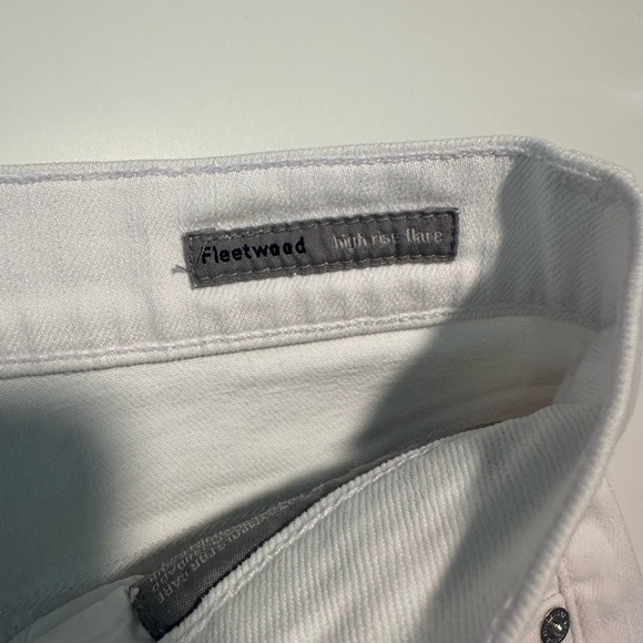 citizens of humanity fleetwood high rise flare white jeans - Picture 10 of 10